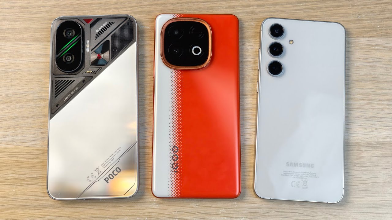 POCO F7, IQOO NEO 10, SAMSUNG GALAXY S24 FE - БОЛЬШОЕ СРАВНЕНИЕ!