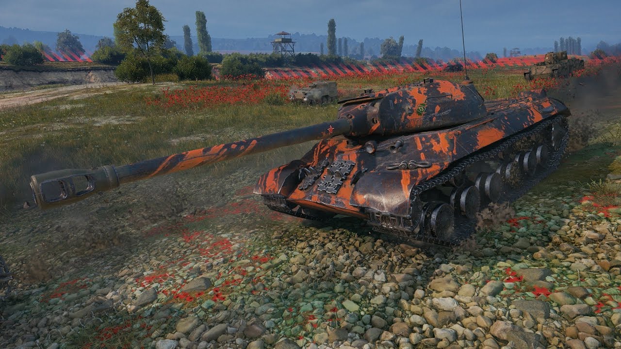 World of Tanks IS-3A soviet autoloader platoon in action