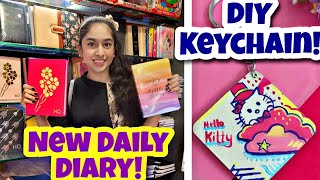 Mini Vlog 29 - Buying new DAILY DIARY!🎀 & DIY Keychain!😍 | Riya's Amazing World