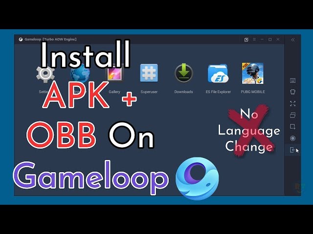 How to install PUBG MOBILE in GameLoop by copy pasting apk and obb