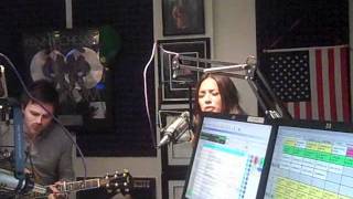 Jana Kramer performs 'Whiskey' in the BOB 94.9 studio.wmv