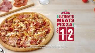 TV Spot - Papa John's - Ultimate Meats Pizza - Feat Peyton Manning - Better Ingredients