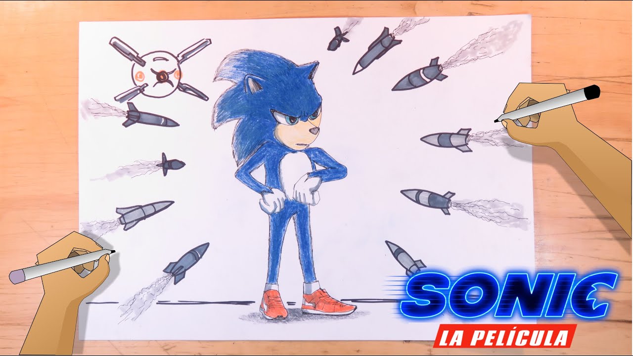 Dibujando a Sonic el Erizo, de la película 2020 - thptnganamst.edu.vn