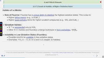 d and f Block Elements Theory Part 4 #SATHEE_ENGG #swayamprabha #engineeringexams