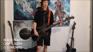 Black Peaks - Can&#39;t Sleep (Bass Cover)