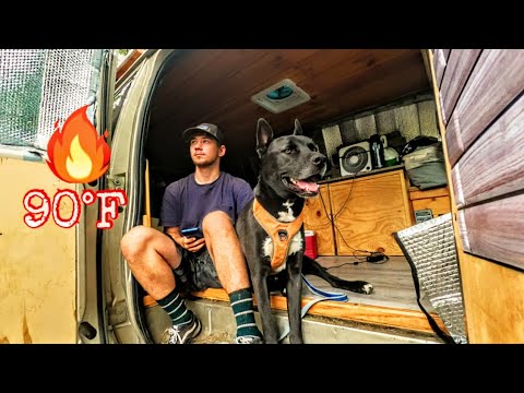 Summer Van Life | Staying Cool In 90°F Heat!