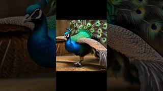 A beautiful peacock bird #vairalvideo #foryoupageofficiall