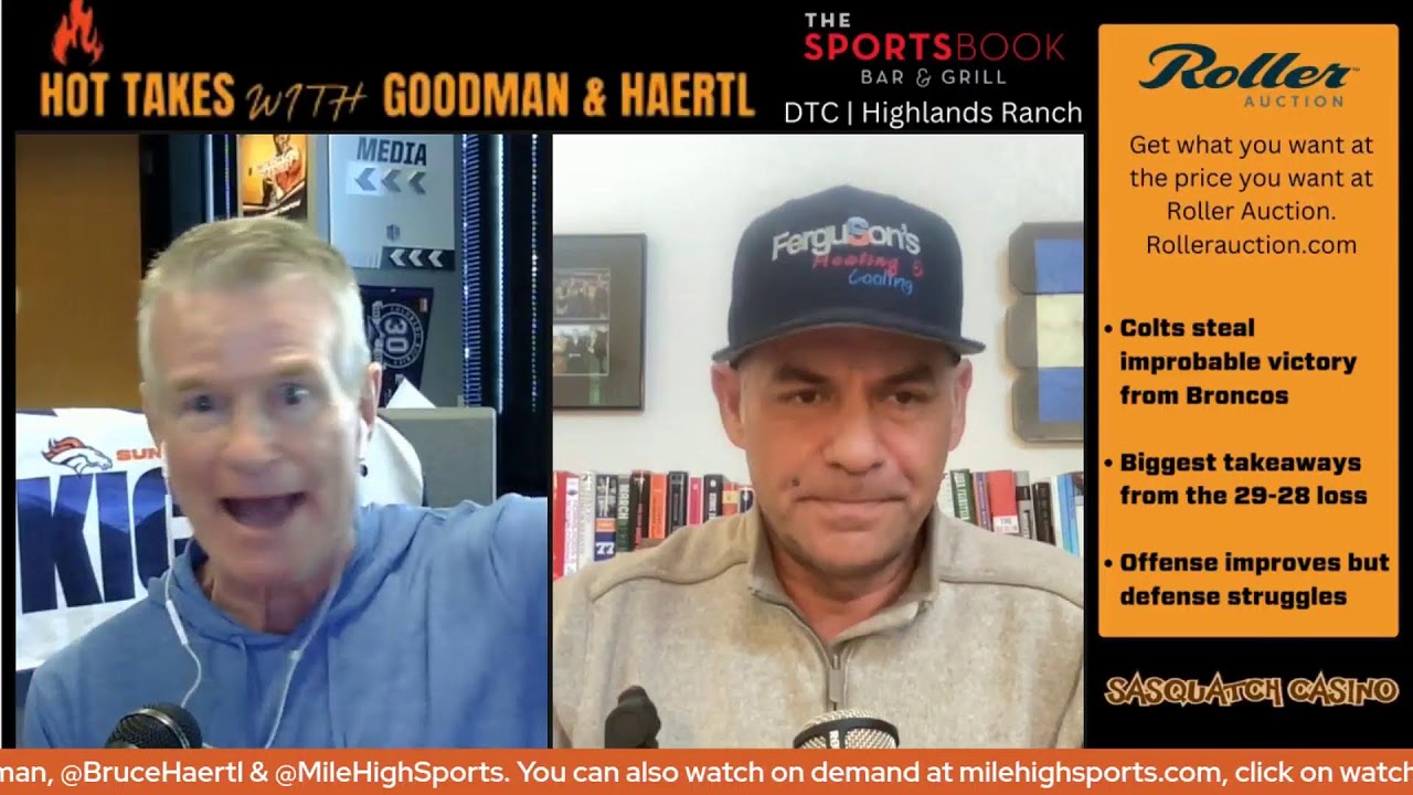 Colts steal improbable victory from Broncos | Hot Takes with Goodman and Haertl