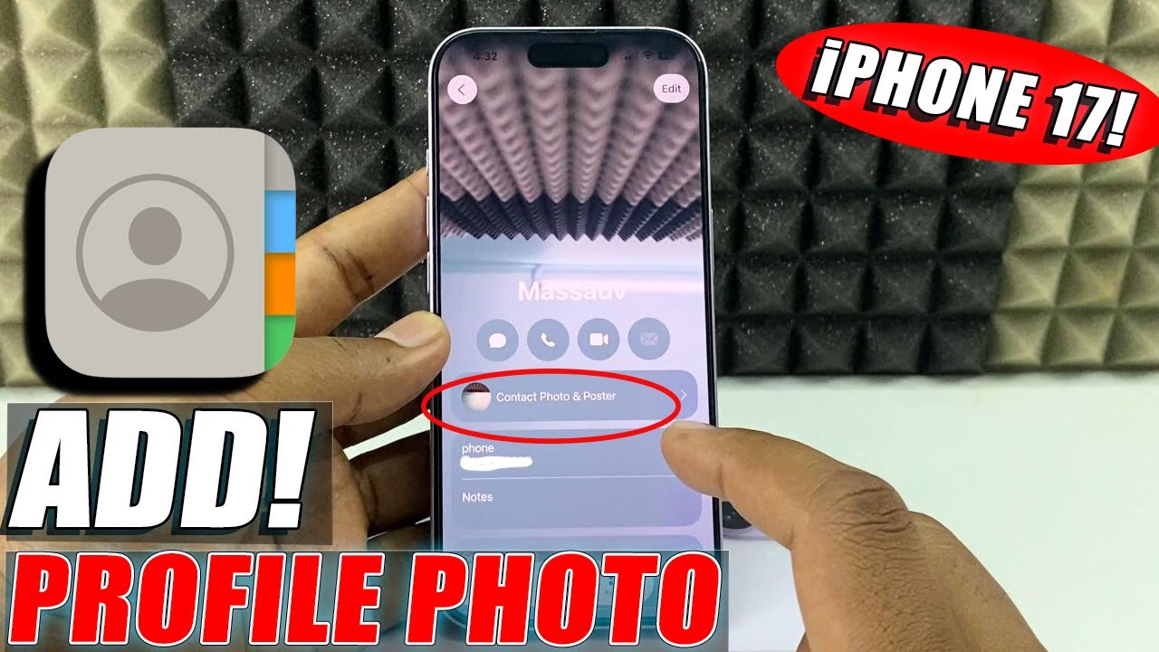 Iphone Use R Profile how to add profile picture to contacts on iphone 17/17 pro max? - YouTube