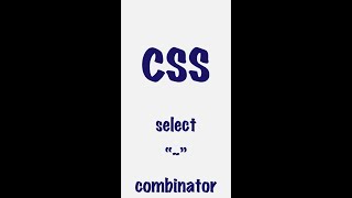 Select Sibling Combinator | CSS | Frontend #shorts