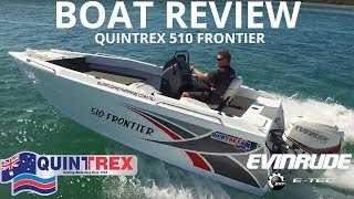 Player Profile NEW Quintrex 510 Frontier - Boat Reviews on the Broadwater