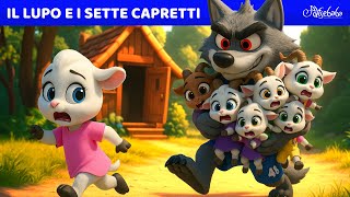 Il Lupo e i Sette Capretti 🐺 | 3D 4K |Storie Per Bambini Cartoni Animati