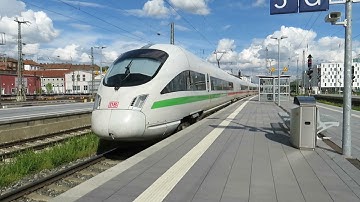 Züge/Trains in Würzburg Hbf | ICE, RB  | Teil 1 (Part 1)