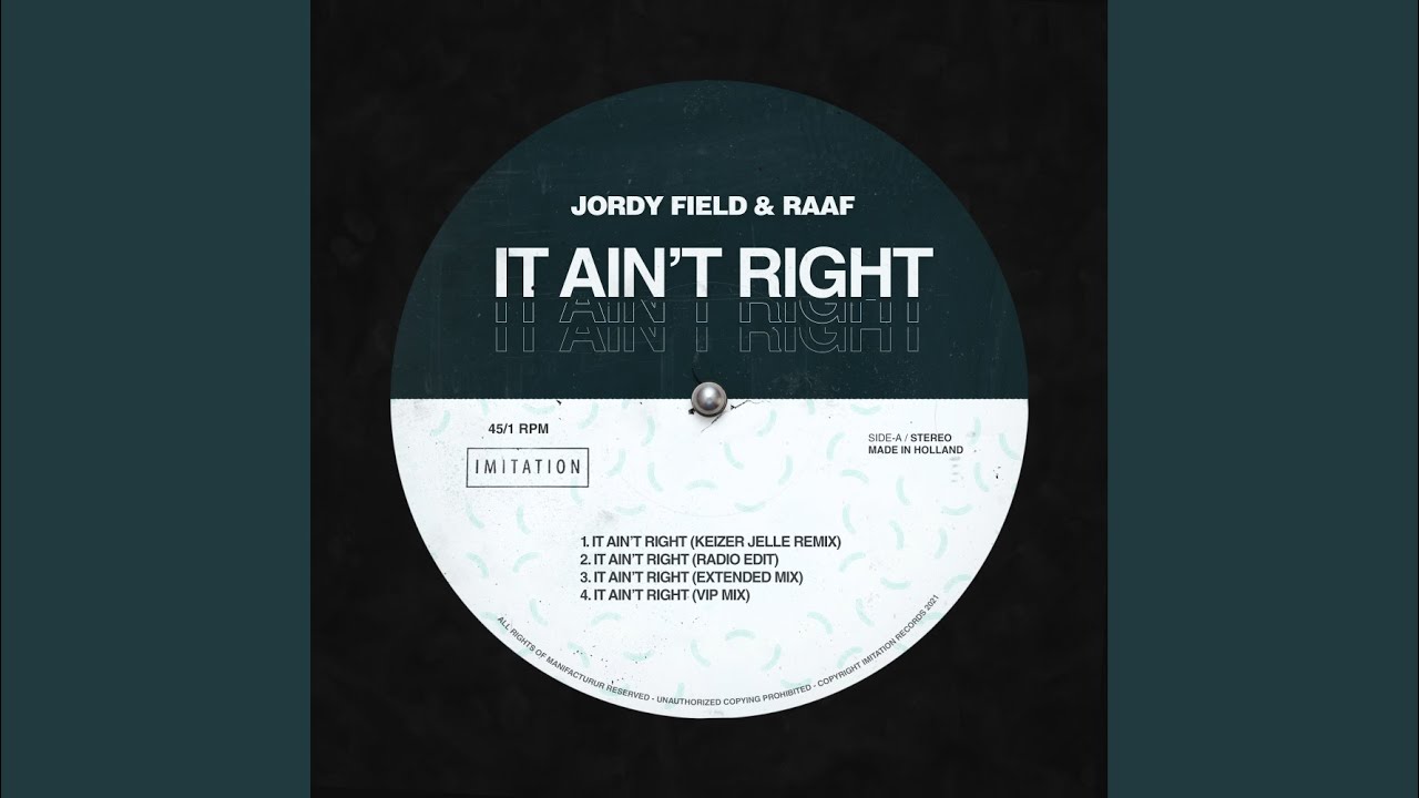 Watch It Ain't Right (Extended Mix) on YouTube