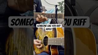 Someone like you riff - Adele #guitartutorials #cover #guitarlessons