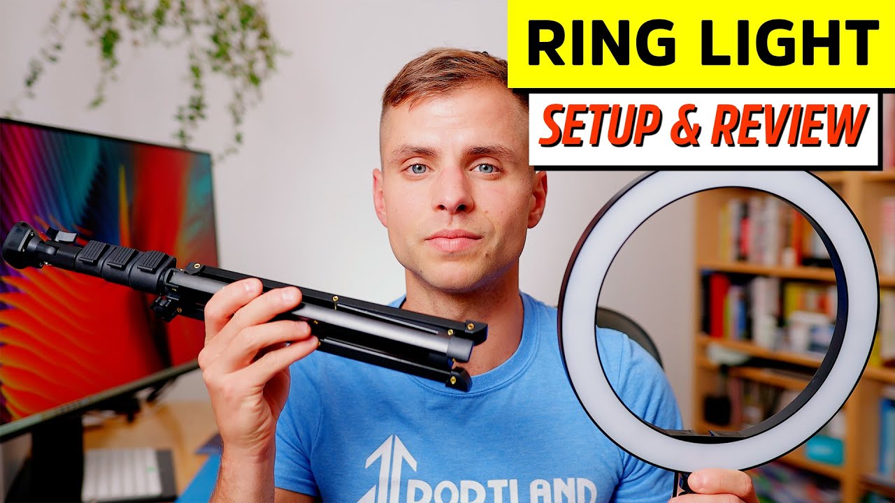 Affordable Ring Light Selfie Ring Light Emart 10'' Setup Tutorial and