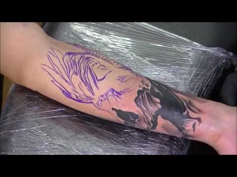Angel Of Death Tattoo Time Lapse Youtube