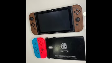Customizing your Nintendo switch in 2021 : Wooden DiY replacement shell casing.