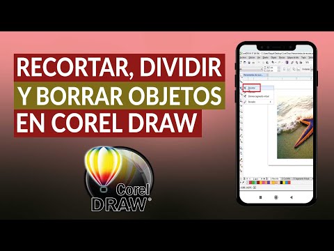Cómo recortar, dividir y borrar objetos de una imagen utilizando COREL DRAW