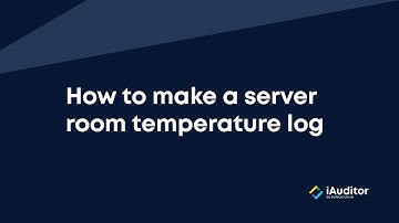 How to Make a Server Room Temperature Log