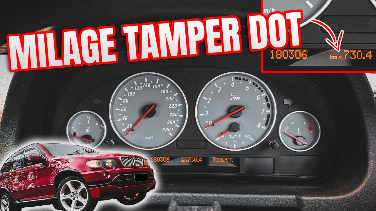 BMW Milage Tamper Dot Removal E46 E39 E53 LCM Programming DIY YouTube