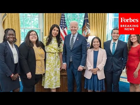 President Biden Meets With DACA Recipients In The White House