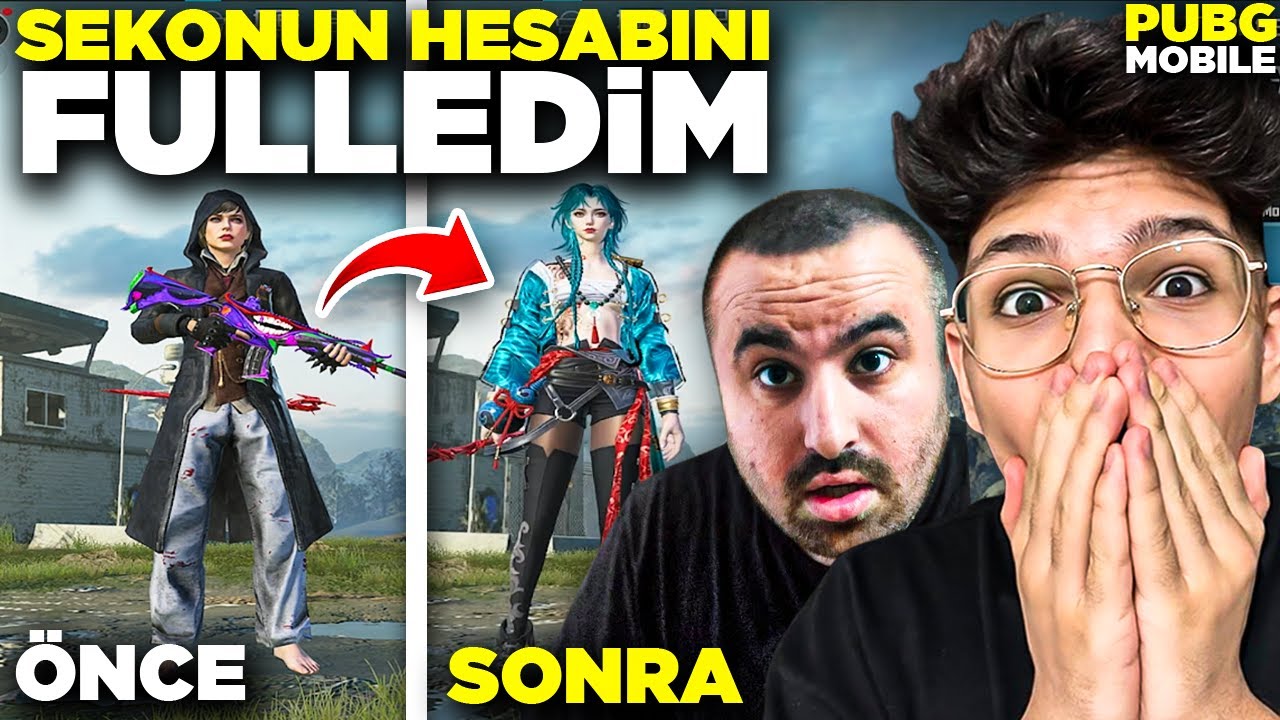 SEKO'NUN HESABINI FULLEDİM! ÇOK MUTLU OLDU - PUBG MOBİLE