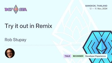 Try it out in Remix by Rob Stupay | Devcon SEA