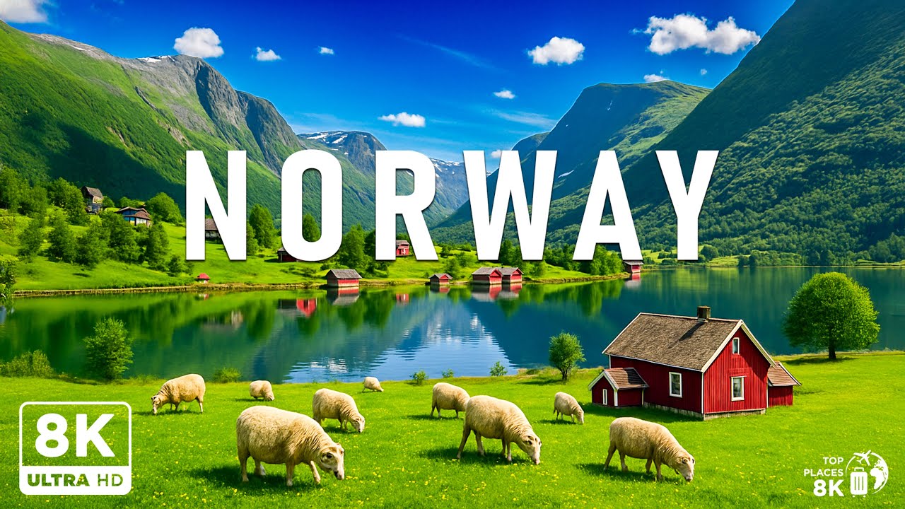 Норвегия 8K – Путешествие по потрясающим пейзажам Северной Европы – ВИДЕО 8K UHD