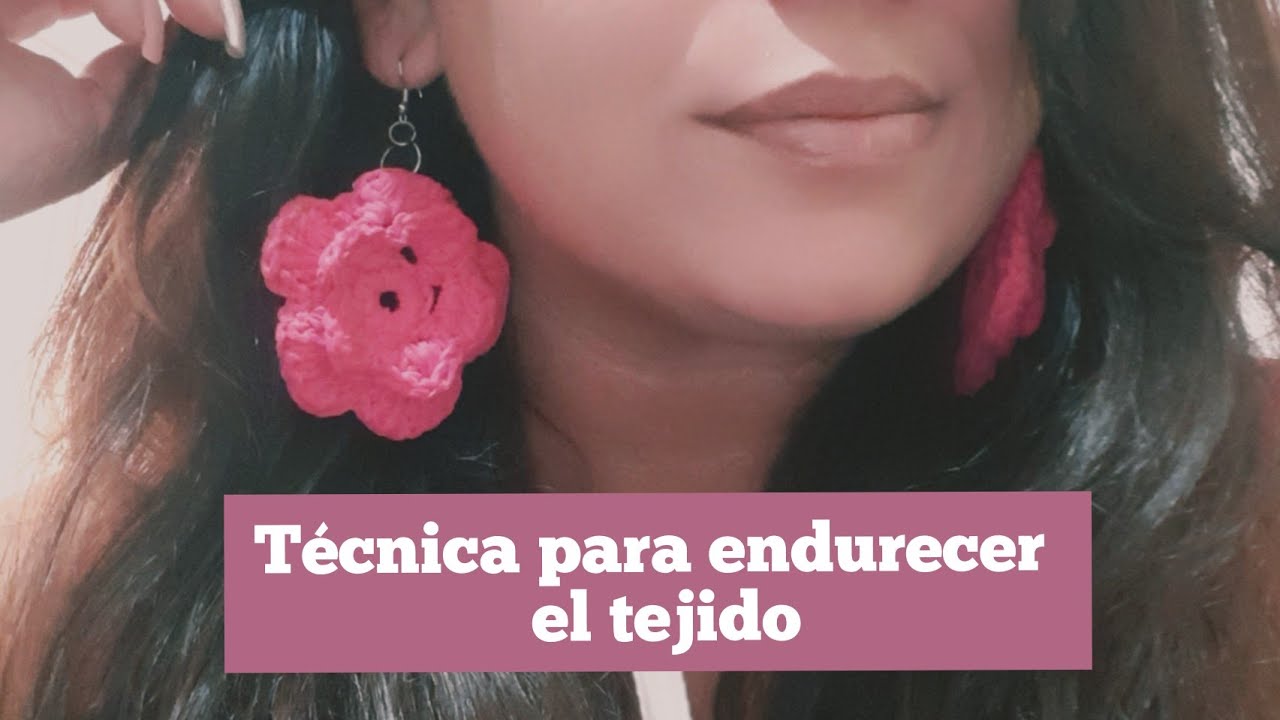 Endurecer el tejido a Crochet. Engomado.