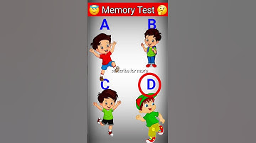 Memory test challenge 😇 riddles and puzzles for iq test#shorts#automobiles #reel#ytshort#trending