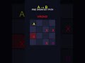 Path Puzzle Level 1: Easy or Hard? #brain #puzzle