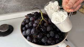 Üzüm Mevsimi Geçmeden Hemen Dene. Sonuç Şaşırtıcı Derecede Lezzetli.