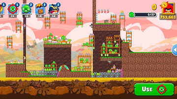 Level 11-12 – Angry Birds Friends No Power-Up Challenge (T-1648) | 3 Stars Gameplay – Nov 15