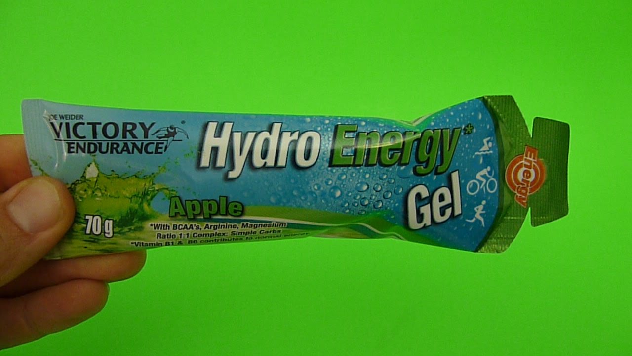 Gel energético Hydro Energy Gel de Victory Endurance YouTube