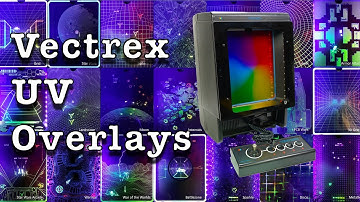 New UV Blacklighter Overlays for the Vectrex