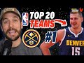 NBA Team Rankings: Nikola Jokic &amp; Nuggets are ENORMOUS frontrunners for NBA title | Hoops Tonight