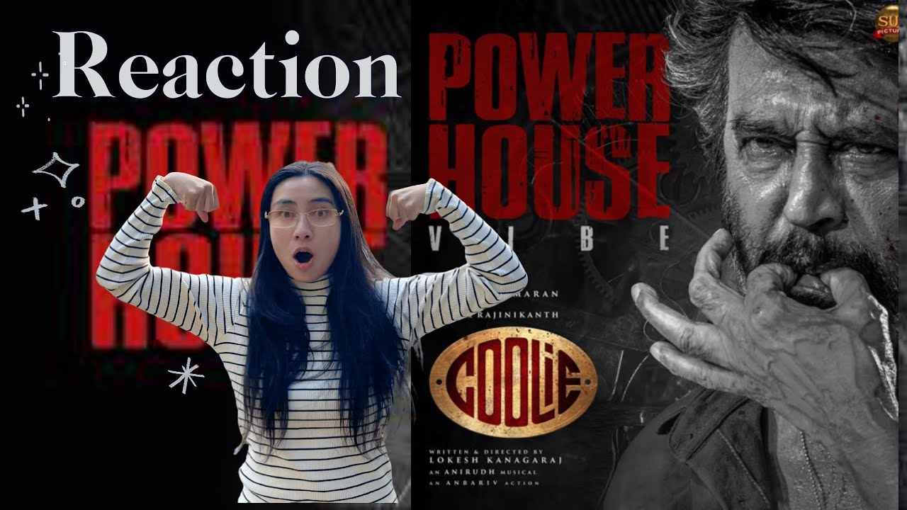 Powerhouse REACTION 💥 Rajinikanth x Anirudh RULE the Coolie Lyric Video