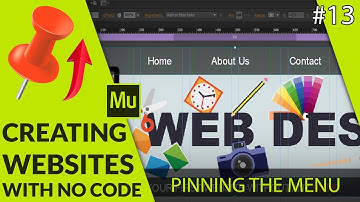 Pinning The Menu To The Top - #13 Adobe Muse Quickstart Tutorial Guide