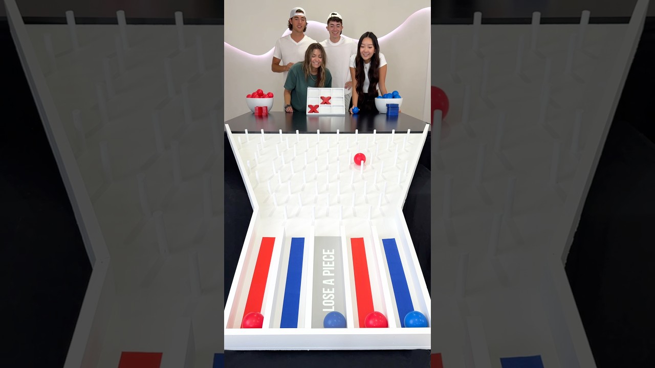 Парная игра «Крестики-нолики Плинко»!