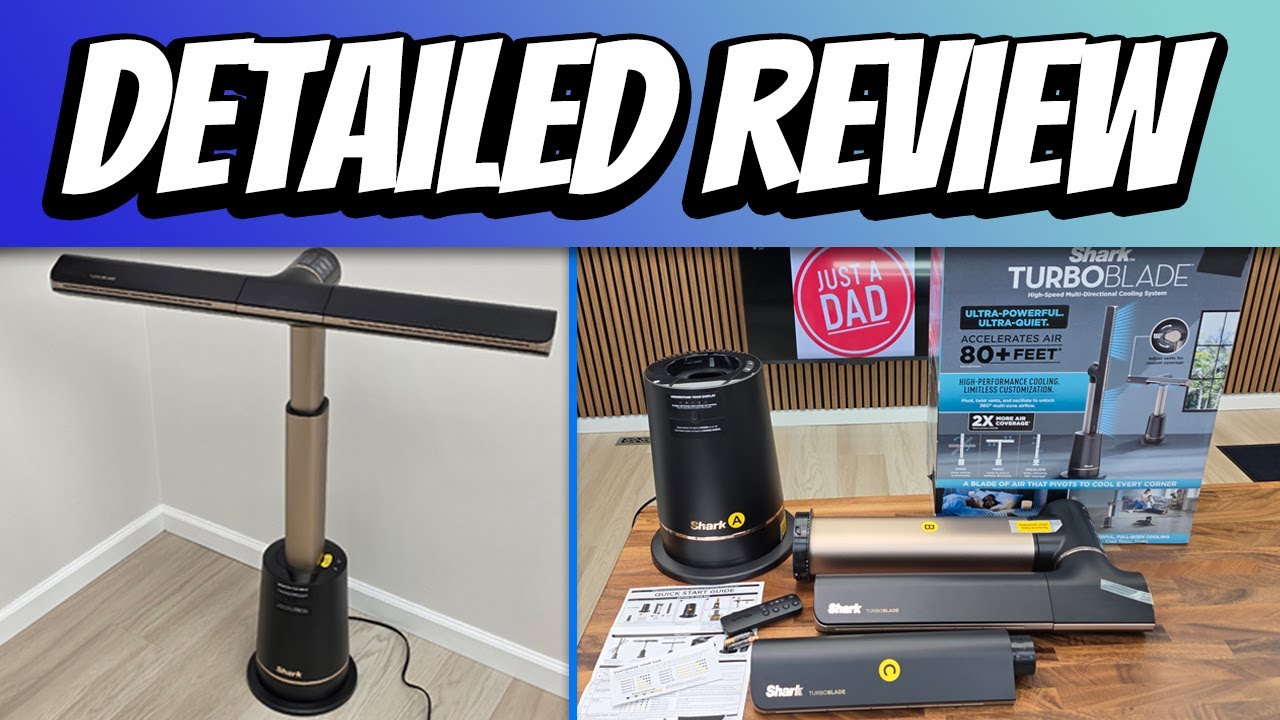 Shark TurboBlade Fan UNBOXING & REVIEW - It looks sharp and I'll