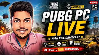 PUBG PC LIVE 🔥 New Streamer Grinding Every Day ❤️ Road to 500 Subscribers | Come Say Hi!