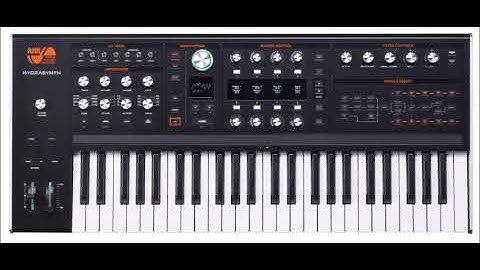 ASM Hydrasynth: Polyphonic Aftertouch and Ribbon Control Demo