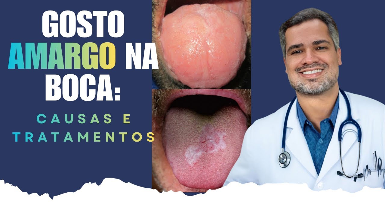 Gosto amargo na boca e alteração no paladar: Causas e tratamentos! #drfranciscodeassisjr 