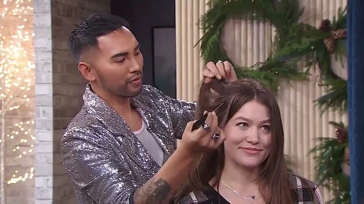 Roger Medina with Tracy Moore on Cityline - 4 hair...