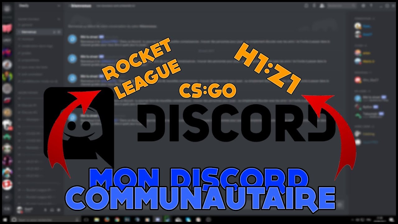 presentation de mon discord communautaire cs go h1 z1 rocket league - communautac fortnite discord