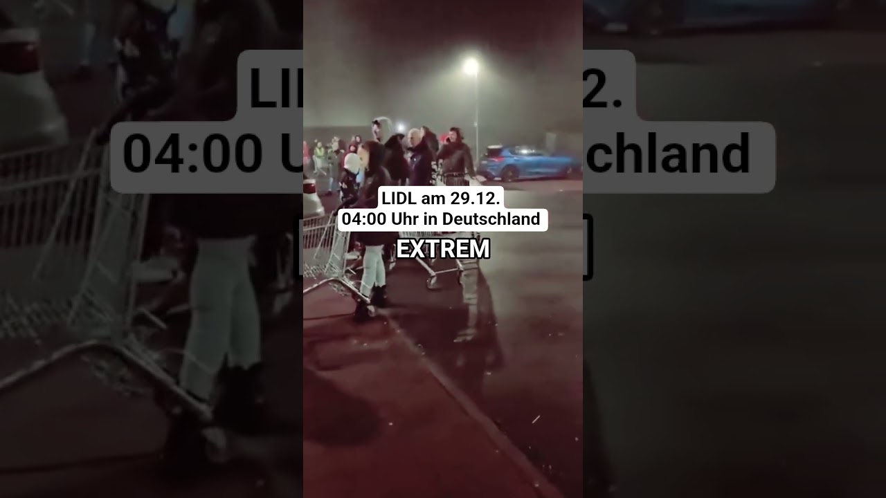 🔥LIDL Feuerwerk Eskalation um 