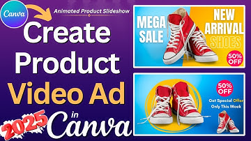 How to Create Product Video Ad & Product Promo in Canva | Animated Product Slideshow