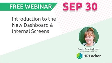 Webinar - HRLocker redesign
