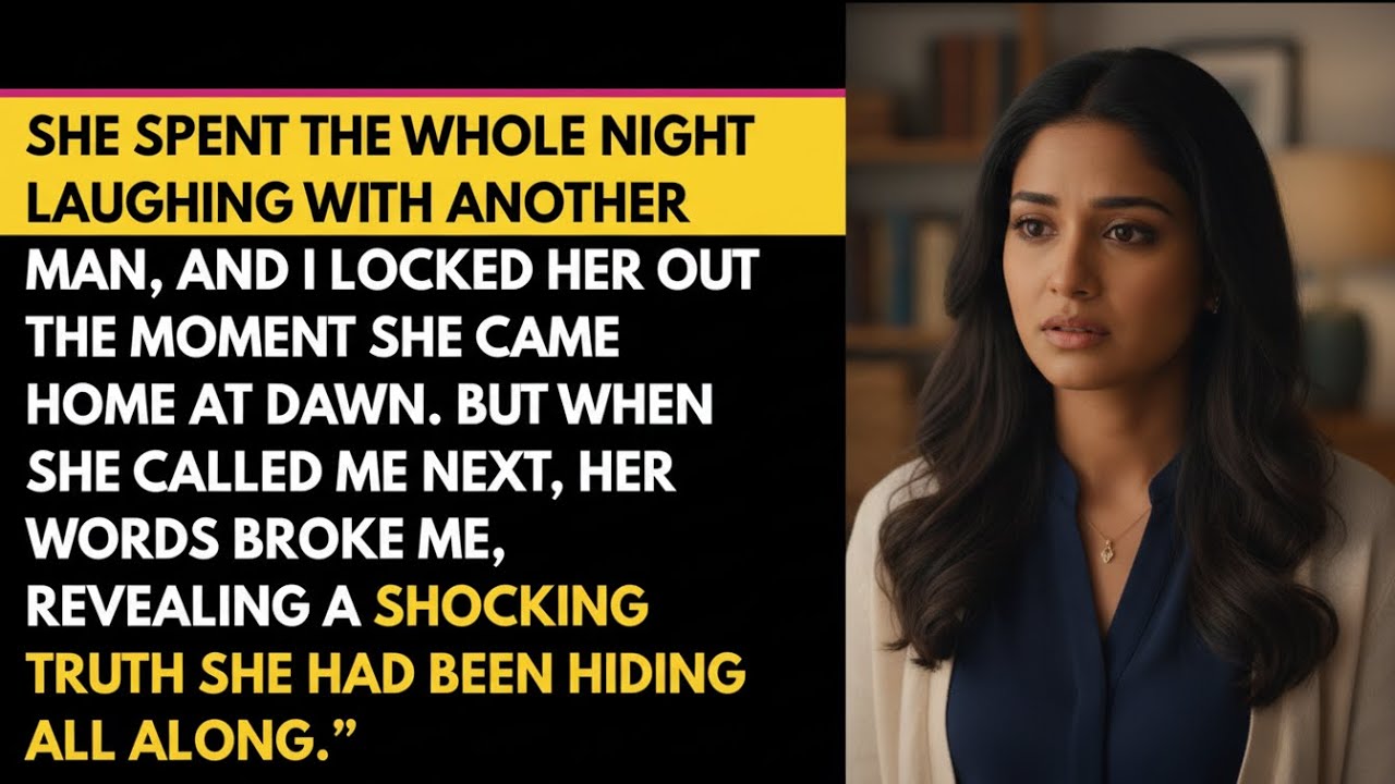 “She Spent the Whole Night Laughing With Another Man, and I Locked Her Out the 